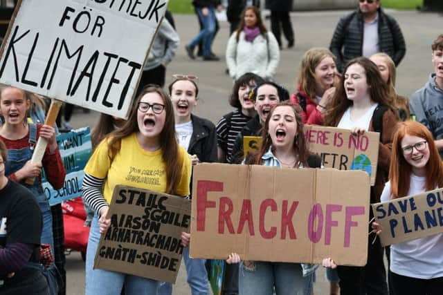 Young protesters make their point in George Square