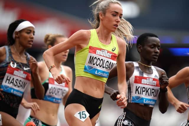 Eilish McColgan, top, is following the lead of mother Liz, above, by moving into coaching with partner Michael Rimmer. Picture: John Walton/PA