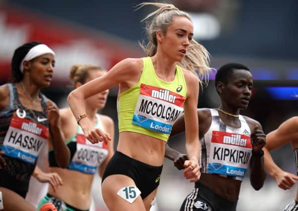 Eilish McColgan, top, is following the lead of mother Liz, above, by moving into coaching with partner Michael Rimmer. Picture: John Walton/PA
