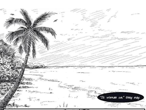 A page from Aye, It Was Aabody - a graphic novel designed for primary school children that has been published after a year-long project to explore one North East community's links to the slave trade. PIC: Contributed.