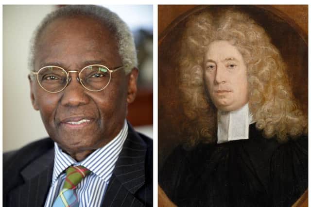 Human rights activist Sir Geoff Palmer has helped to guide the project in Aberdeenshire that looks how the wealth of one slave owner, Reverend Gilbert Ramsay, funded a school and university bursaries in the North East. PIC: TSPL/Aberdeen University.