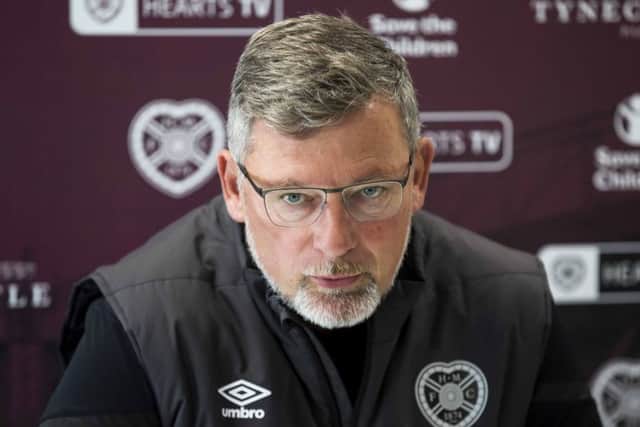 Hearts manager Craig Levein. Picture: SNS