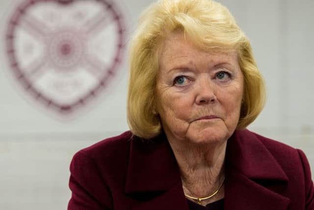 Hearts owner Ann Budge.