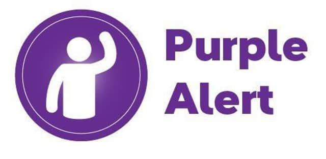 The Purple Alert app