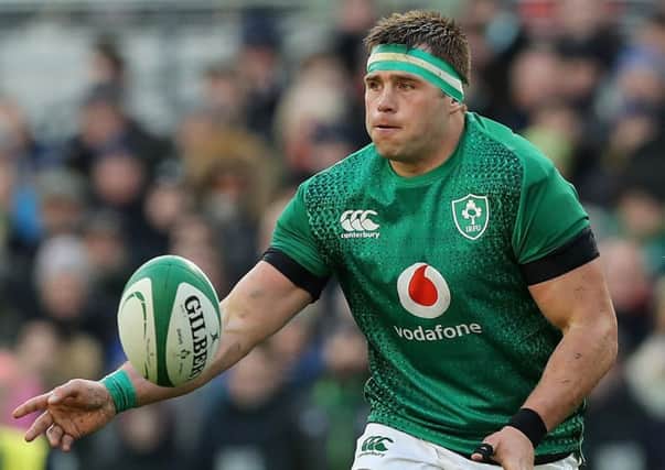 CJ Stander is returned to No 8 as Ireland coach Joe Schmidt sticks to a policy of low-risk rugby. Picture: Getty
