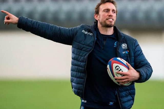 Scotland assistant coach Mike Blair is confident Scotland can deal with bad weather in Yokohama tomorrow. Picture: SRU/SNS