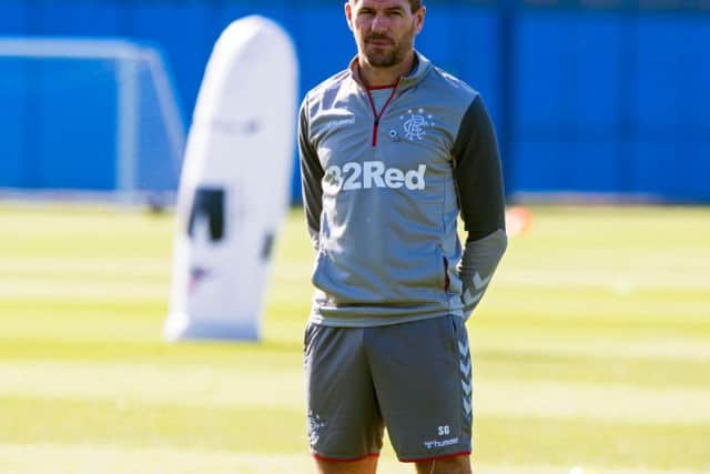 Rangers boss Steven Gerrard
