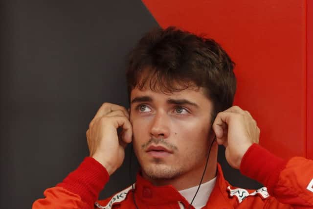 Charles Leclerc grabs his pole hat-trick in Singapore. Picture: AP.