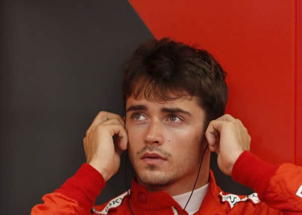 Charles Leclerc grabs his pole hat-trick in Singapore. Picture: AP.