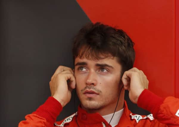 Charles Leclerc grabs his pole hat-trick in Singapore. Picture: AP.