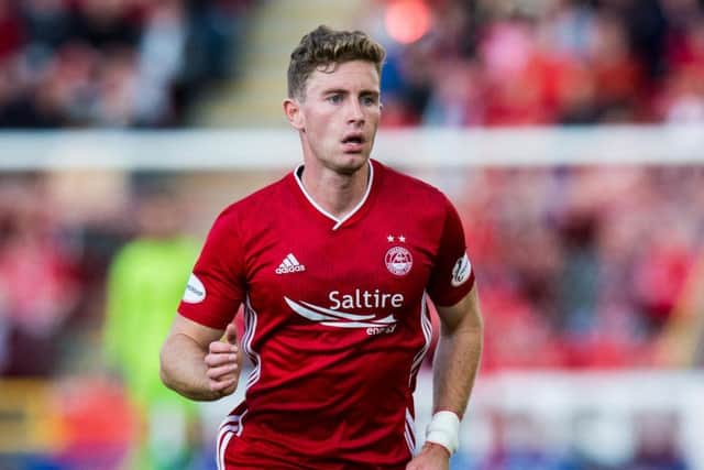 Jon Gallagher in action for Aberdeen.