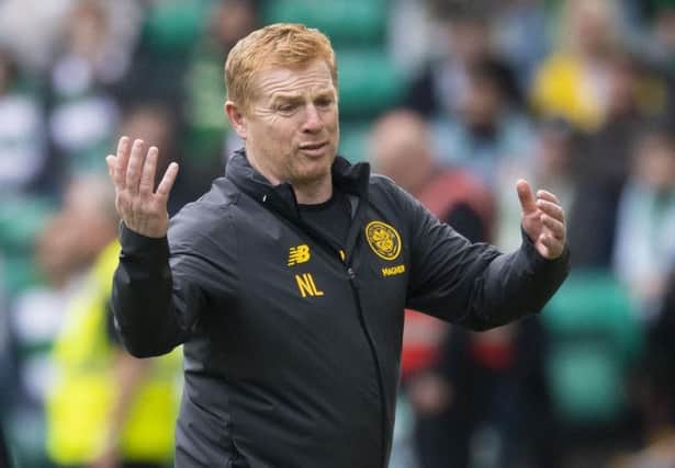 Celtic manager Neil Lennon during the Premiership match against Kilmarnock at Parkhead. Picture: Craig Williamson/SNS