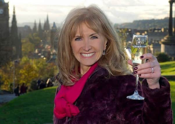 Jackie Birds days of toasting the New Year on TV with a glass of bubbly are over  mores the pity. Picture: BBC Scotland