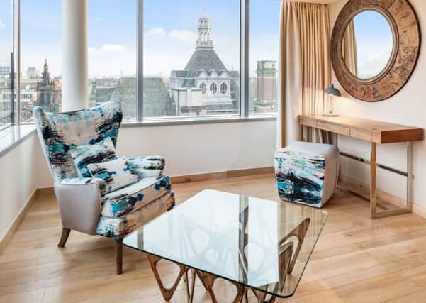 Textile designer Hatti Pattison designed the Garden Paradise Suite at the Radisson Collection Hotel on the Royal Mile
