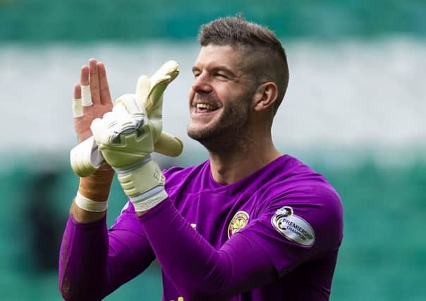 Fraser Forster says he has a knack of second-guessing penalty-takerS. Picture: SNS.