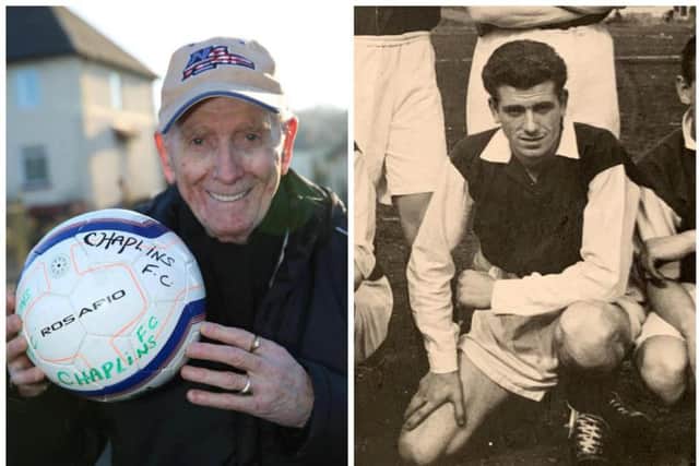Larry Barilli's football odyssey began back in 1953. Picture: Greenock Telegraph/SWNS