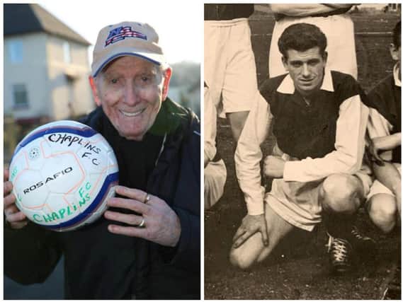 Larry Barilli's football odyssey began back in 1953. Picture: Greenock Telegraph/SWNS