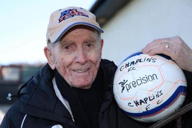 The 84-year-old has been honoured by the SFA. Picture: Greenock Telegraph/SWNS