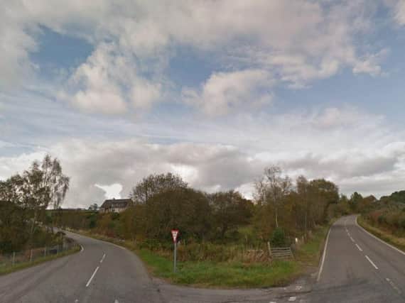 The collision happened around 11.40am on Saturday near the junction between the B9160 and the A832, north of Rosemarkie. Picture: Google