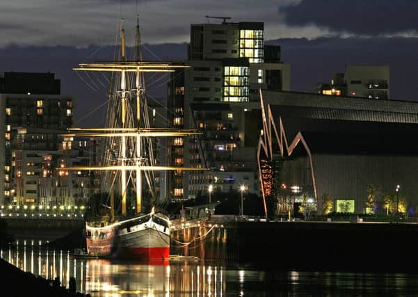 Glasgow's tall ship, the Glenlee, played host to the city's first Shanty Day