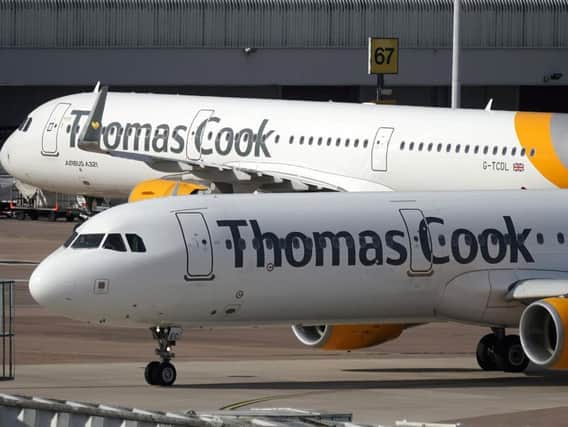 A British couple claimed they were asked to pay 942 euro (around 832) for their hotel stay in Spain after travel group Thomas Cook collapsed on Monday.