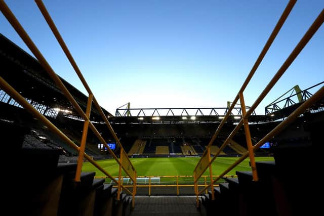 A general view of Borussia Dortmund's Westfalenstadion