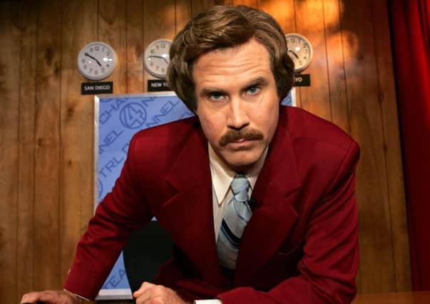 Actor Will Ferrell as 'Ron Burgundy' from the film Anchorman. Picture: Frank Micelotta/Getty Images