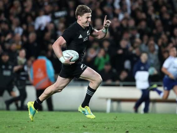 Beauden Barrett can be employed as a number ten or a full-back (Getty Images)