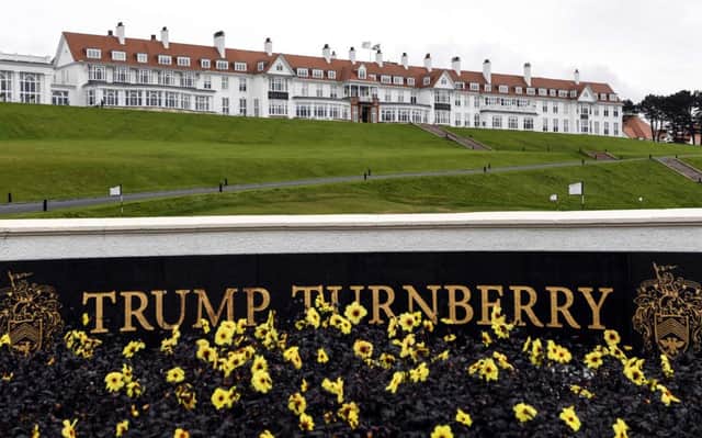 Military payments to Trump Turnberry are the focus of an ongoing US Congressional investigation. Picture: Andy Buchanan/AFP/Getty