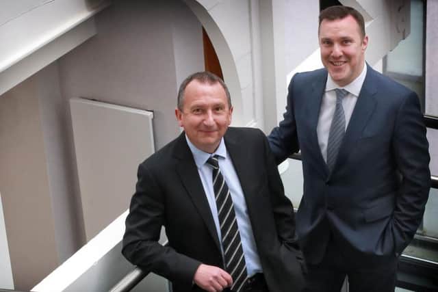 The firm's Les McAndrew and Calum Campbell. Picture: Stewart Attwood