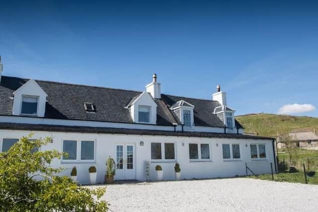 Michelin say: "This traditional croft house sits in a remote spot on the west of the island and offers superb views over the hills to the mountains; its very personally run and seats just 12. Skye produce features in a concise selection of fresh, flavoursome, daily changing dishes. Bedrooms share the stunning outlook."