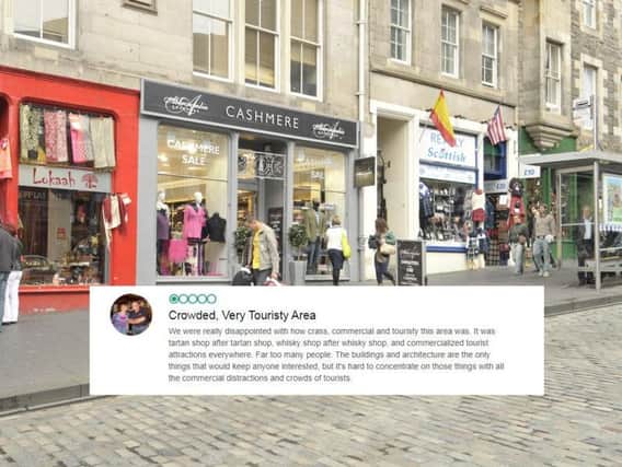 TripAdvisor reviewers who hated Edinburgh