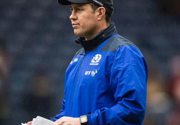 Scotland defence coach Matt Taylor is confident the performance will be vastly improved against Samoa on Monday. Picture: SRU/SNS