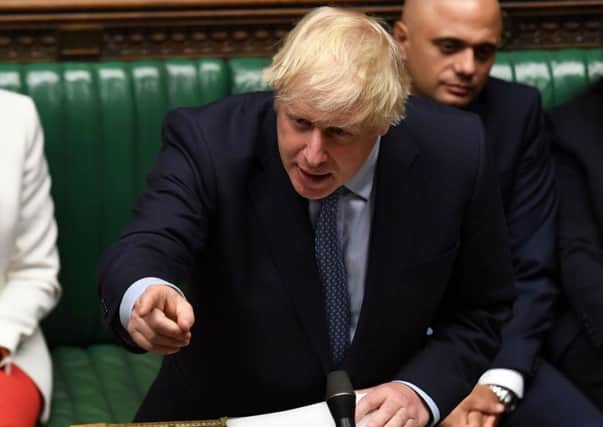 Prime Minister Boris Johnson in the House of Commons. Picture: AFP/Getty