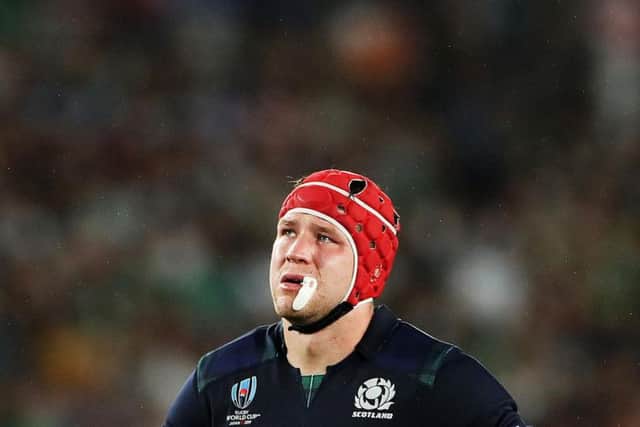 Grant Gilchrist said the review meeting on Sunday's 27-3 loss to Ireland was an "uncomfortable" one. Picture: Getty Images