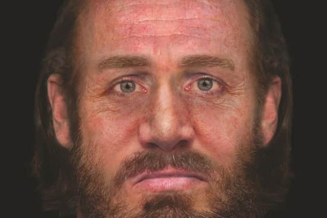 This 15th Century Highland warrior was found buried in a coffin with another man - and the skulls of four others. He was seasoned fighter at the time of intense inter- clan violece in Easter Ross.