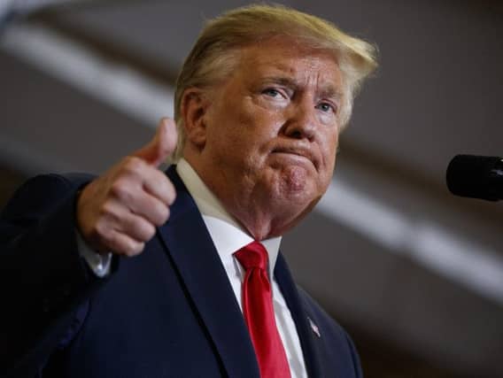 US president Donald Trump