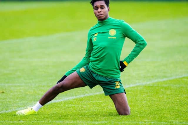 Jeremie Frimpong will make his Celtic debut this evening
