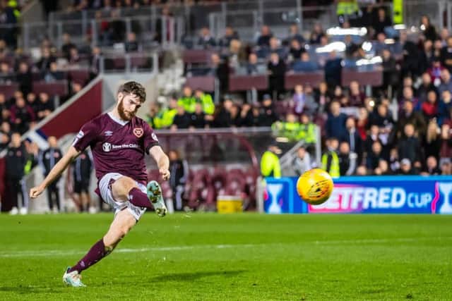 Aidan Keena converts the winning penalty