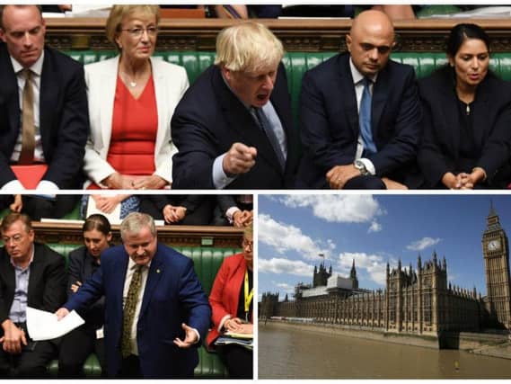 There was uproar in the Commons as the Prime Minister repeatedly berated MPs for "sabotaging" Brexit, accusing them of passing a "surrender act".