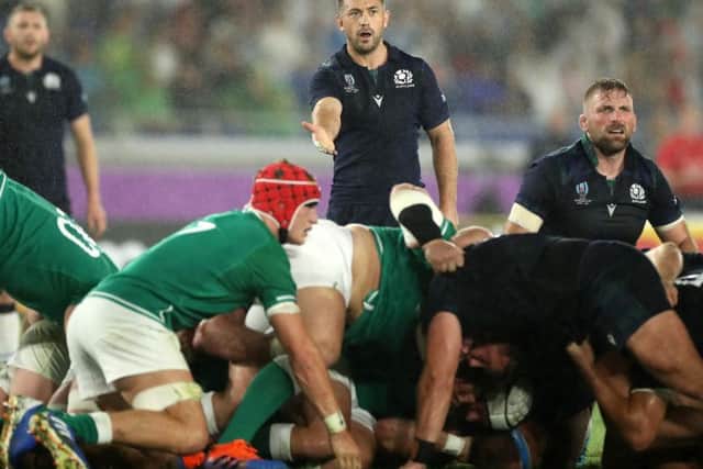 Greig Laidlaw has backed World Rugby's intervention to get referees to take high tackling more seriously. Pictures: Getty Images