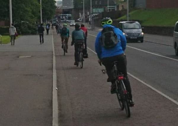 South City Way cycle route in Glasgow. Picture: Christopher Slade
