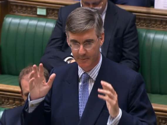Jacob Rees-Mogg in the House of Commons