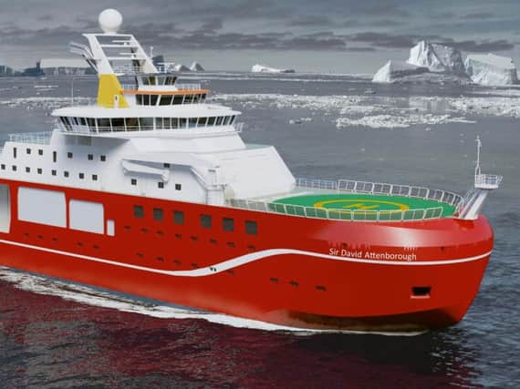 The vessel once dubbed Boaty McBoatface has been renamed the RRS Sir David Attenborough