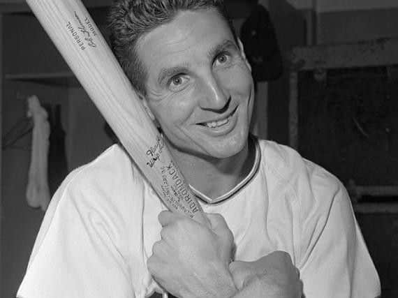 Bobby Thomson was born in Glasgow and left for America to join his father. Thomson joined the New York baseball Giants and is best remembered for hitting baseballs most famous home run in a 1951 match against the Brooklyn Dodgers.