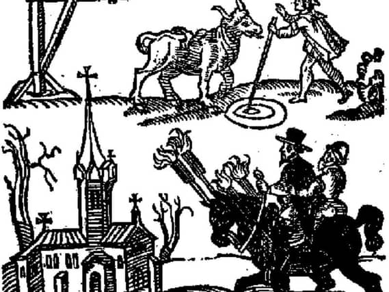 Illustration of Doctor Fian, a school teacher from Prestonpans, who was executed following the North Berwick Witch Trials. PIC: Creative Commons.