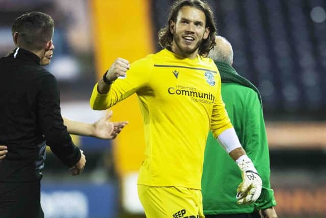 Hibernian goalkeeer Chris Maxwell. Picture: Craig Foy/SNS