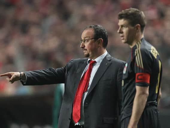 Rafa Benitez has high hopes for Steven Gerrard. Picture: Getty