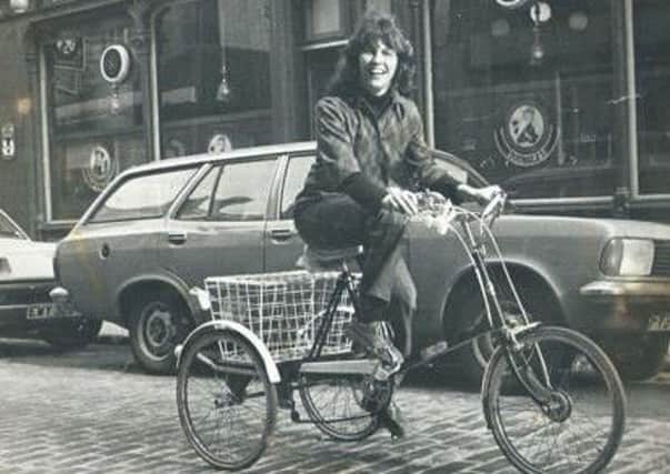 Carol Graham was a familiar sight on her distinctive tricycle