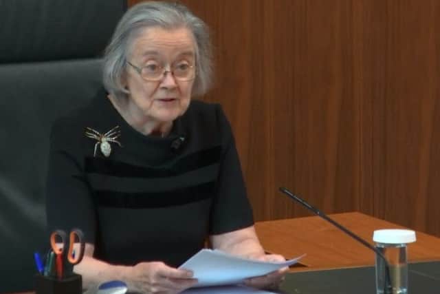 Lady Hale delivers the Supreme Court's ruling on the suspension of Parliament. Photo: Supreme Court/PA Wire